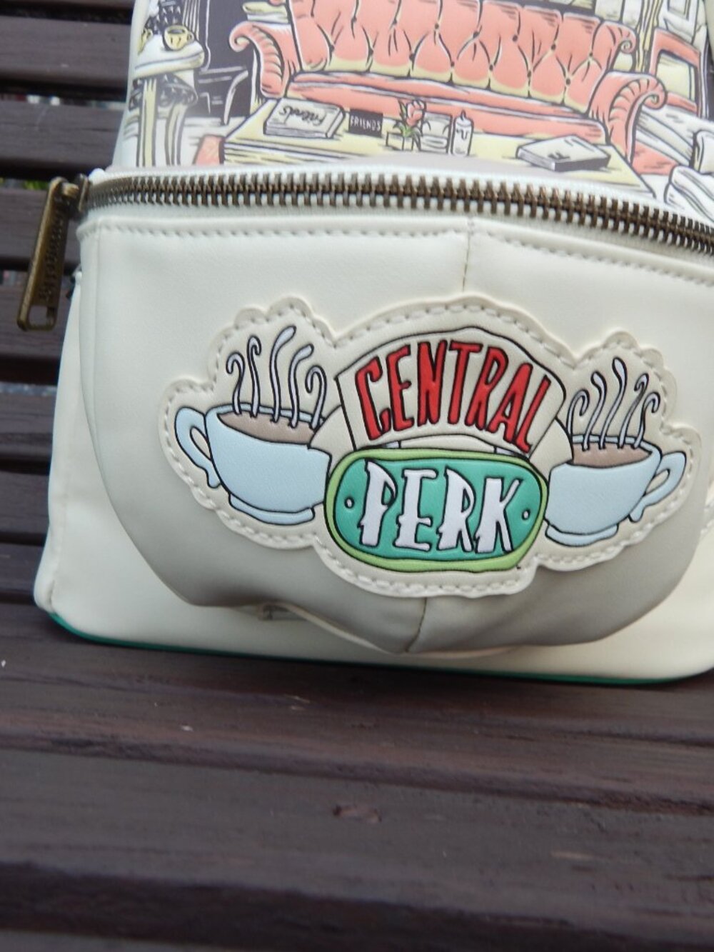 NWT Loungefly Friends Central Perk Domed Coffee Mug Scented Mini Backpack *** - Picture 2 of 6